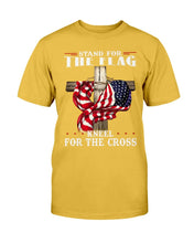 Load image into Gallery viewer, Stand For The Flag Kneel For The Cross T-Shirt
