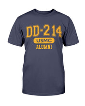 Load image into Gallery viewer, DD-214 Marine Corps Alumni, USMC Veterans  T-Shirt

