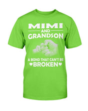 Load image into Gallery viewer, Mimi And Grandson A Bond That Can't Be Broken T-Shirt
