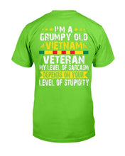 Load image into Gallery viewer, I Am A Grumpy Old Vietnam Veteran T-Shirt
