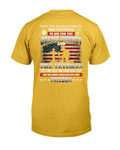 Load image into Gallery viewer, God Jesus Christ Die For Your Soul Veterans For Your Freedom T-Shirt
