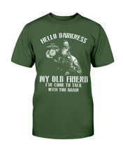 Load image into Gallery viewer, Marines Shirt Hello Darkness My Old Friend I've Come To Talk With You Again T-Shirt
