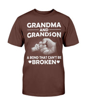 Load image into Gallery viewer, Grandma And Grandson A Bond That Can't Be Broken T-Shirt
