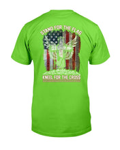 Load image into Gallery viewer, Stand For The Flag Kneel For The Cross T-Shirt
