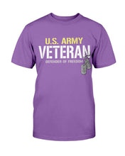 Load image into Gallery viewer, U.S. Army Veteran T-Shirts Defender of Freedom T-Shirt
