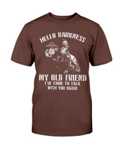 Load image into Gallery viewer, Marines Shirt Hello Darkness My Old Friend I've Come To Talk With You Again T-Shirt
