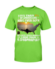 Load image into Gallery viewer, Less Than 1% Of Americans Have Ever Seen The Sunset From A Warship T-Shirt
