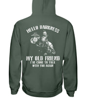 Load image into Gallery viewer, Marines Shirt Hello Darkness My Old Friend I've Come To Talk With You Again Hoodies
