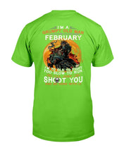 Load image into Gallery viewer, I'm A Grumpy Old Man I Was Born In February I'm Too Old To Fight Too Slow To Run T-Shirt
