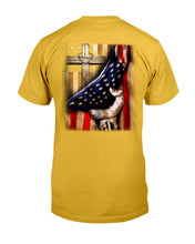Load image into Gallery viewer, America Shirt Behind The flag T-Shirt
