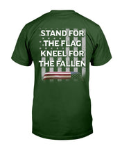 Load image into Gallery viewer, Stand For The Flag Kneel For The Fallen T-Shirt
