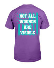 Load image into Gallery viewer, PTSD Awareness Shirt Not All Wounds Are Visible T-Shirt
