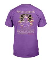 Load image into Gallery viewer, Special Forces Yea, Though I Walk Through The Valley Of The Shadow Of Death T-Shirt
