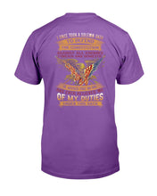 Load image into Gallery viewer, I Once Took A Solemn Oath To Defend The Constitution T-Shirt
