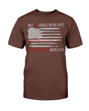 Load image into Gallery viewer, Not All Heroes Wear Capes My Doctor Daughter Wears Scrubs T-Shirt
