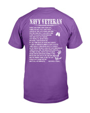 Load image into Gallery viewer, Navy Veteran Shirt When I Was Young Many Year Ago Joined The Navy T-Shirt
