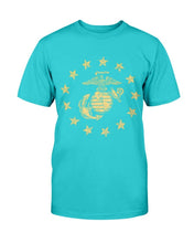 Load image into Gallery viewer, U.S. Marine Circle Stars, Gift For Marine Veteran T-Shirt
