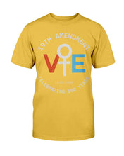 Load image into Gallery viewer, 19TH Amendment Vote 1920-2020 Celebrating 100 Years T-Shirt
