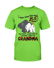 Load image into Gallery viewer, I Never Knew How Much Love My Heart Could Hold Til Someone Called Me Grandma T-Shirt
