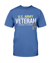 Load image into Gallery viewer, U.S. Army Veteran T-Shirts Defender of Freedom T-Shirt
