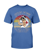 Load image into Gallery viewer, Steelers Woman The Soul Of A Witch The Fire Of A Lioness T-Shirt
