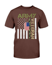 Load image into Gallery viewer, Army Veteran Shirt - American Flag Camo Proud Us Army Veteran T-Shirt
