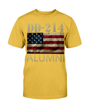 Load image into Gallery viewer, DD-214 Alumni American Flag, Gift For Veteran T-Shirt
