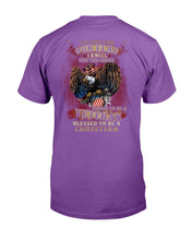 Load image into Gallery viewer, I Stand For Our Flag I Kneel For The Cross Proud To Be A Veteran T-Shirt
