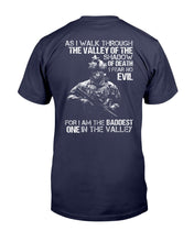 Load image into Gallery viewer, As I Walk Through The Valley Of The Shadow Of Death I Fear No Evil ATM-USVET57 T-Shirt
