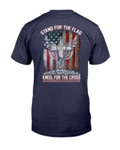 Load image into Gallery viewer, Stand For The Flag Kneel For The Cross T-Shirt

