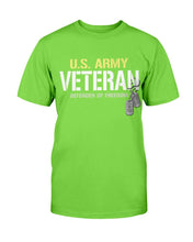 Load image into Gallery viewer, U.S. Army Veteran T-Shirts Defender of Freedom T-Shirt
