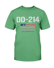 Load image into Gallery viewer, USA Flag DD-214 US Army Veteran Alumni T-Shirt
