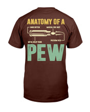 Load image into Gallery viewer, Anatomy Of A Pew T-Shirt
